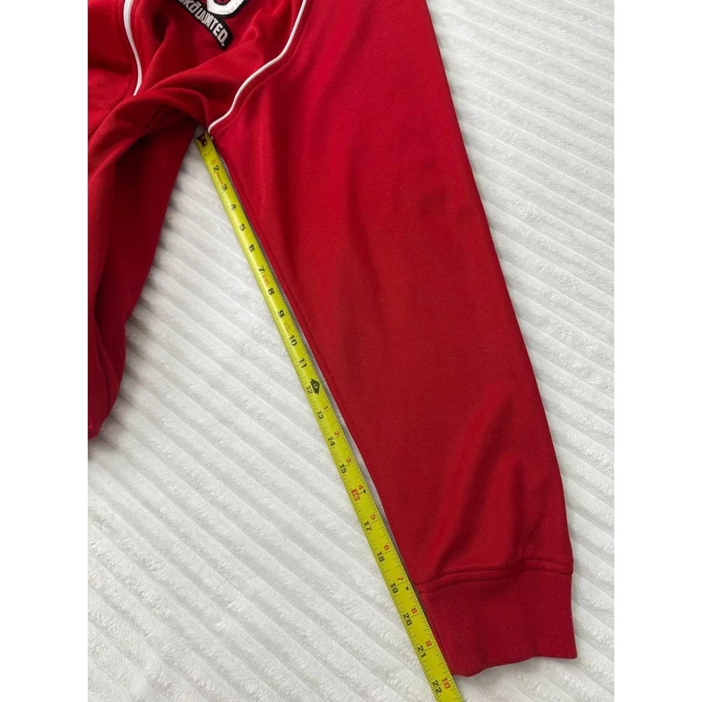 Vintage Y2K Ecko Unltd Mens XL Red Full Zip Track Jacket Embroidered EU Patch